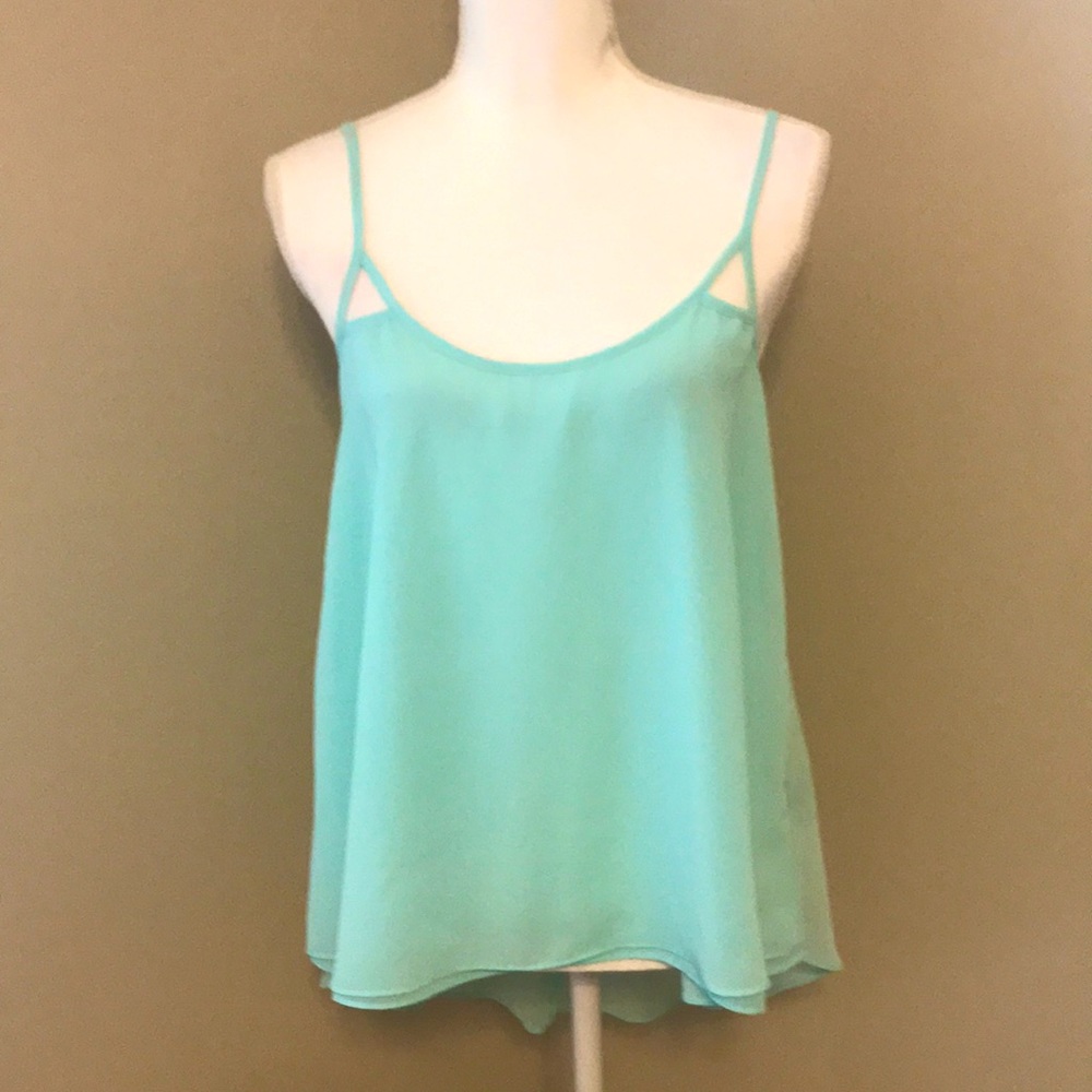 Mint Green High Low Top